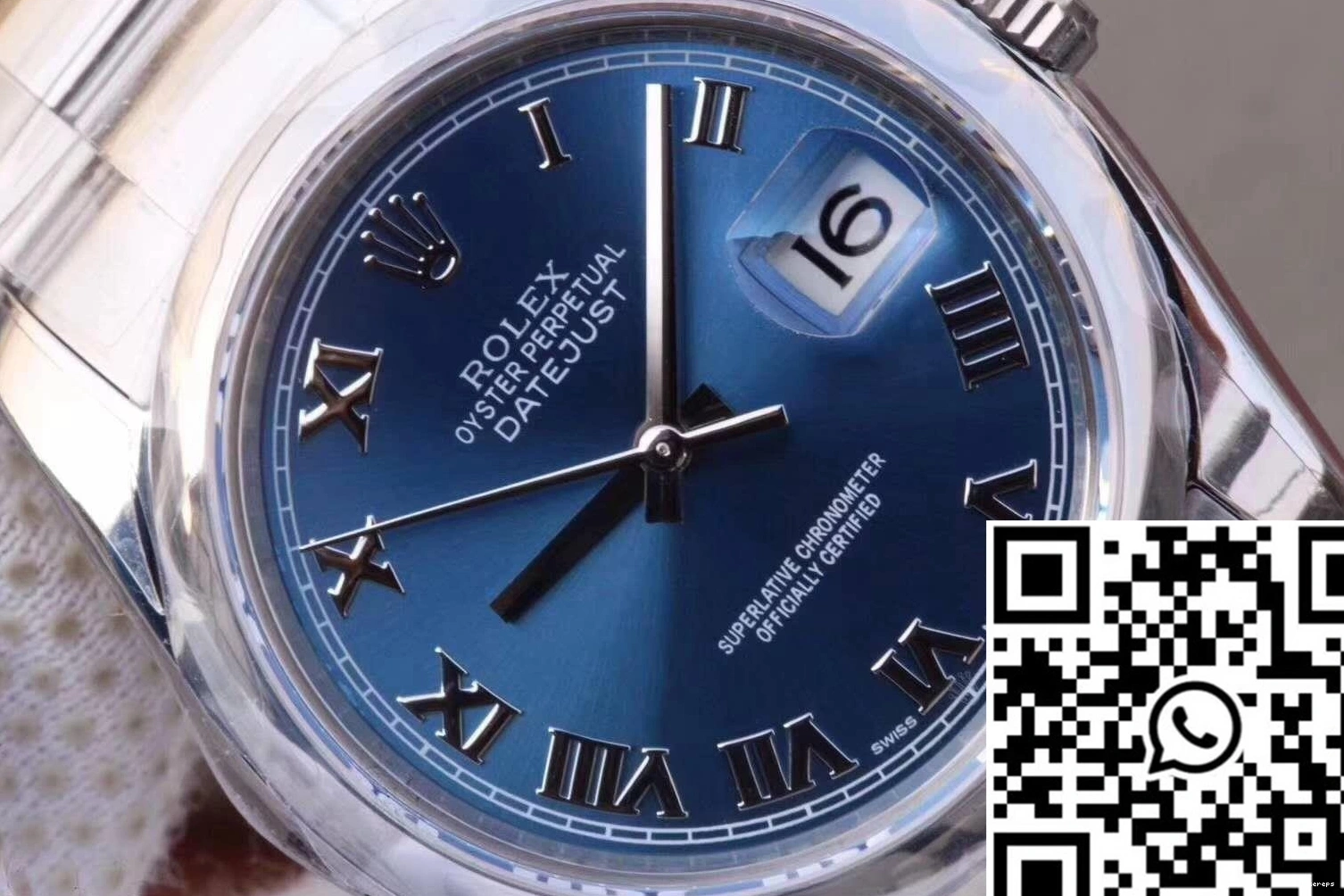 655 AR Dial II 36MM Datejust Rolex Blue 116334 Factory Affordable 0706